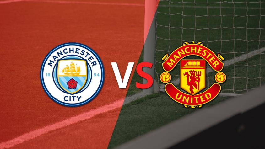 ¡Arranca la etapa complementaria! Manchester City lleva la ventaja con un marcador 1-0 sobre Manchester United