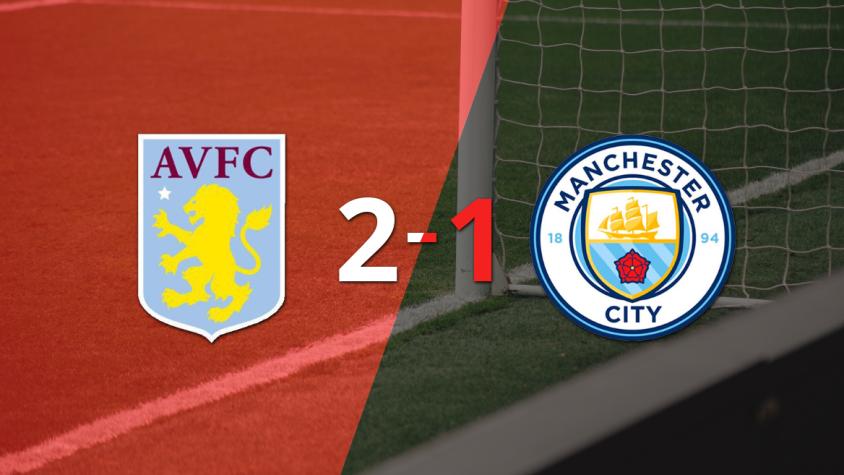 Aston Villa logró una victoria con gol agónico por 2 a 1 frente a Manchester City