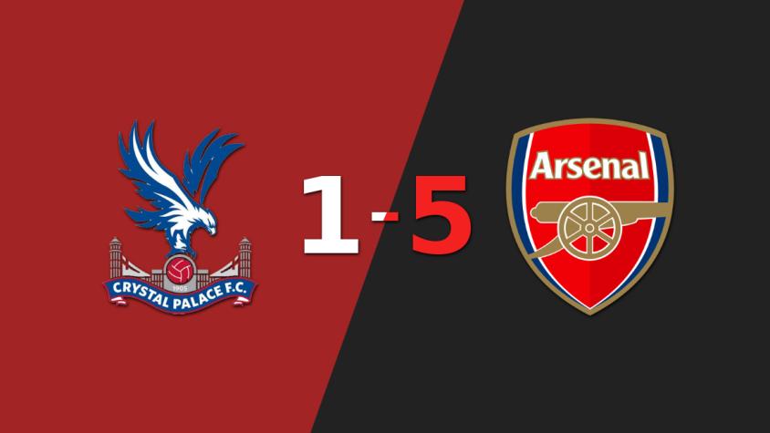 Gabriel Jesús impulsó la victoria de Arsenal frente a Crystal Palace con dos goles 