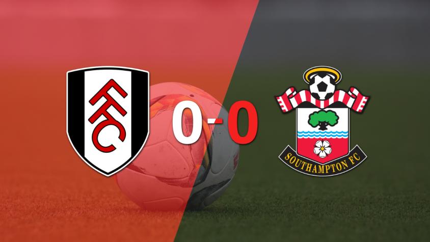 Fulham y Southampton igualaron sin goles en el marcador