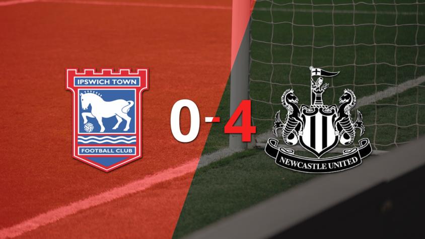 Ipswich Town no opuso resistencia y fue goleado por Newcastle United con hat-trick de Alexander Isak