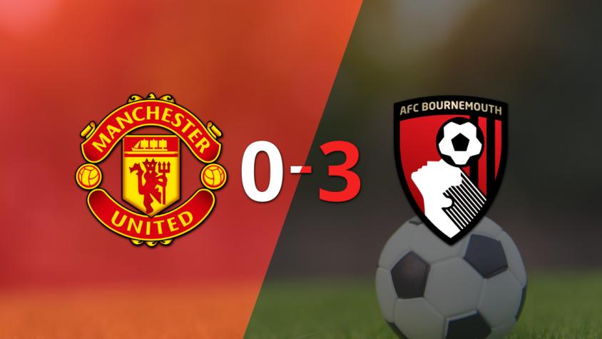 Un inspirado Bournemouth propina una paliza a Manchester United con una goleada 3 a 0