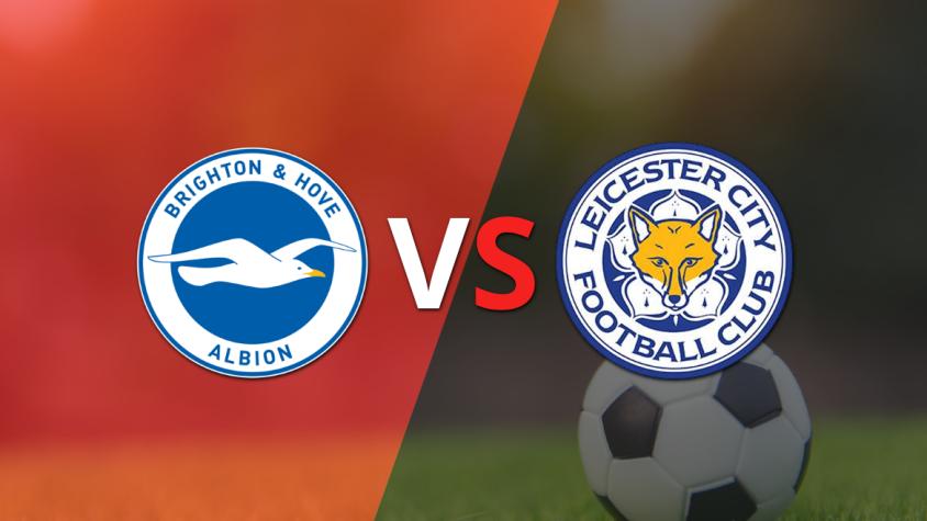 El partido de ida vuelta entre Leicester City  y Brighton and Hove se iguala 2-2 