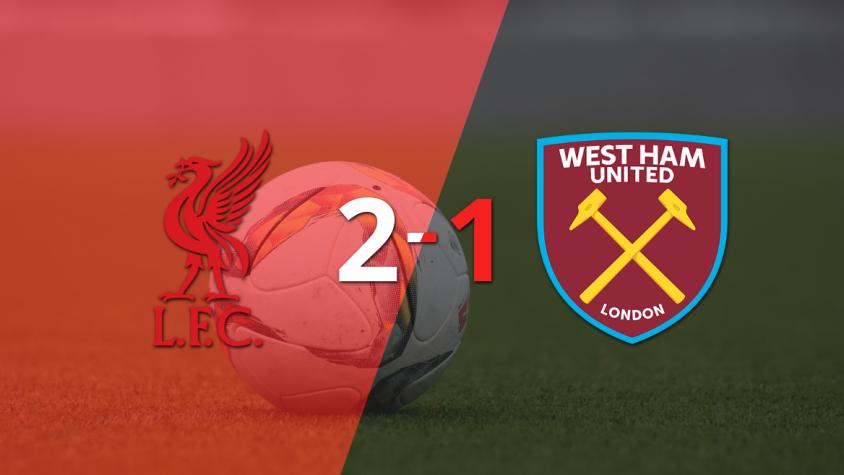 West Ham United no pudo con Liverpool y perdió 2 a 1 tras gol agónico