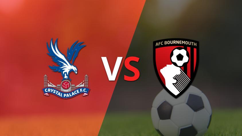 Con un empate en 0, empieza el segundo tiempo entre Crystal Palace y Bournemouth