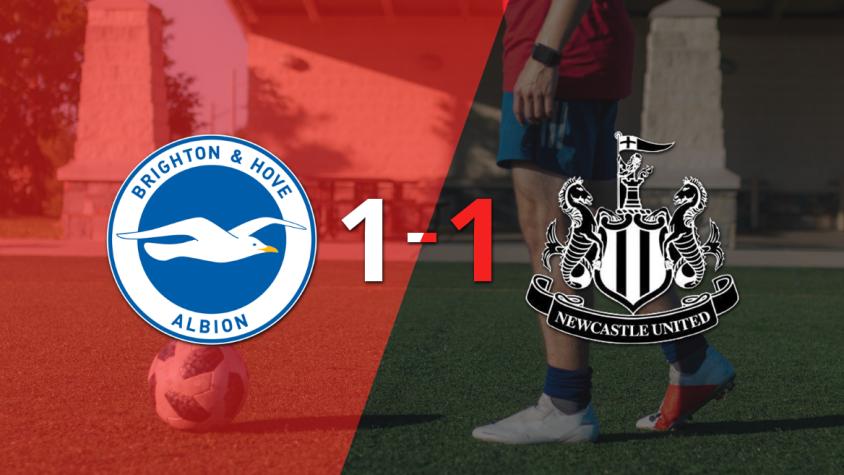 Empate agónico de Newcastle United ante Brighton and Hove con un decisivo penal de Alexander Isak