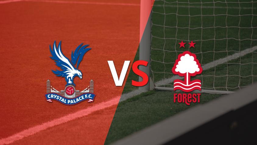 Llega el entretiempo y Crystal Palace y Nottingham Forest empatan sin goles