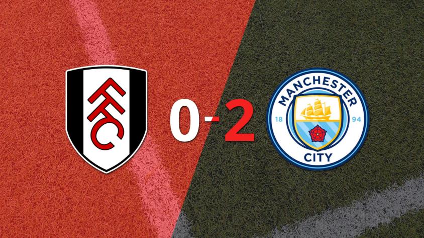 Manchester City no da tregua y gana por 2 a 0 sobre Fulham