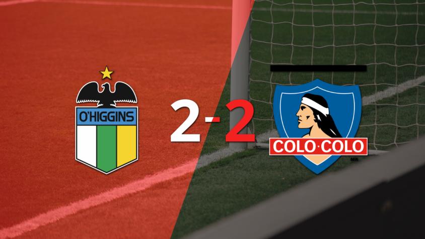 Empate a 2 entre O'Higgins y Colo Colo