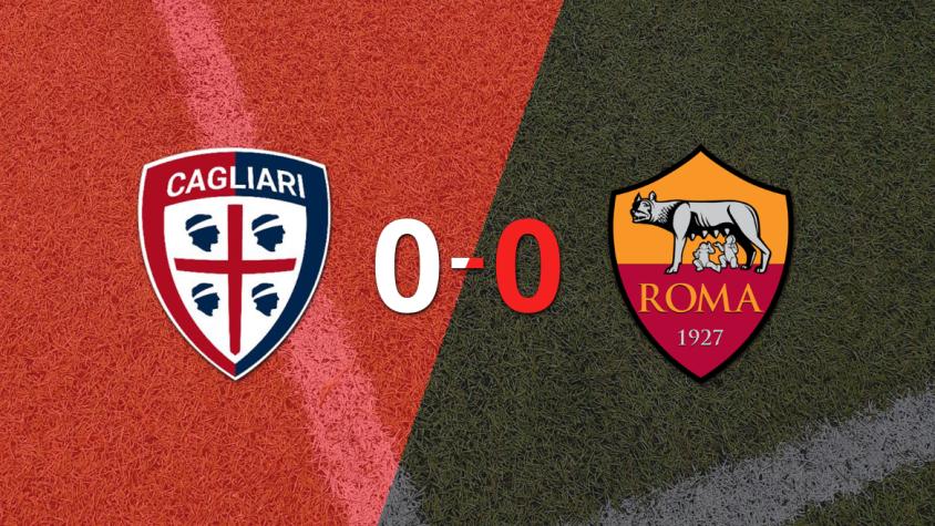 Cagliari y Roma no se sacaron ventaja y terminaron sin goles