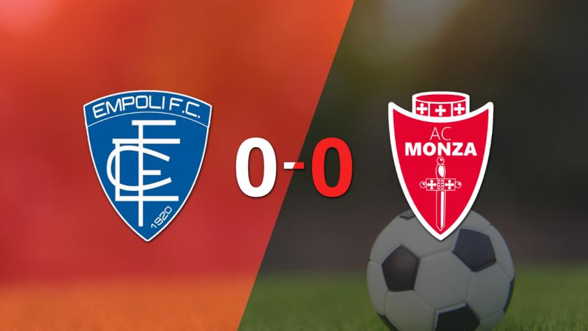 No hubo goles en el empate entre Empoli y Monza