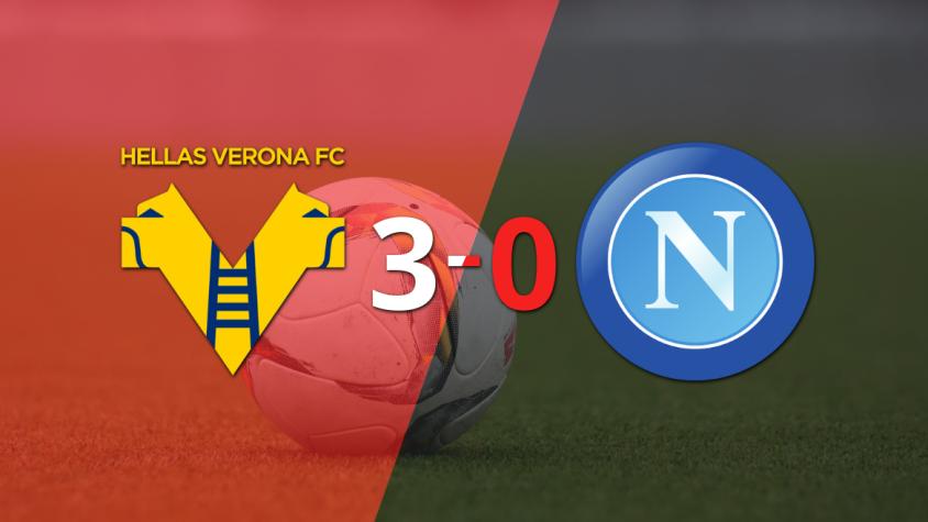 Goleada de Hellas Verona a Napoli con doblete de Daniel Mosquera incluído 