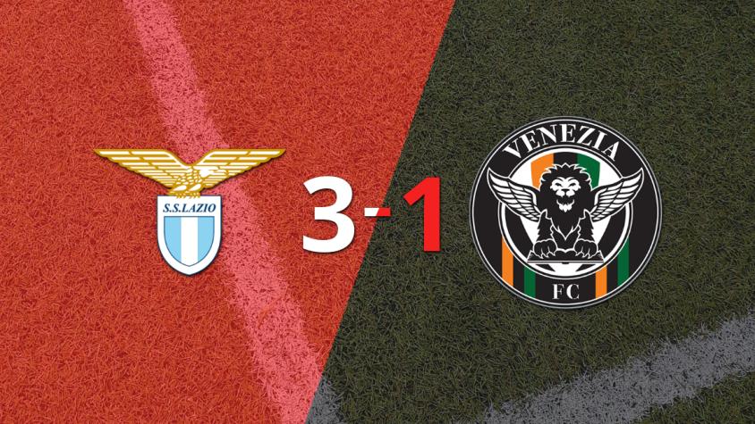 Gran victoria de Lazio sobre Venezia por 3-1