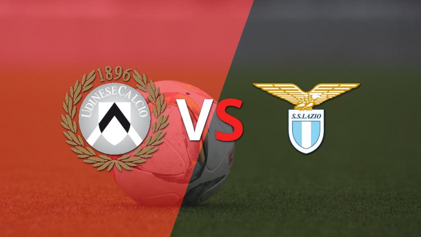 Victoria parcial de Udinese sobre Lazio en el estadio Stadio Friuli