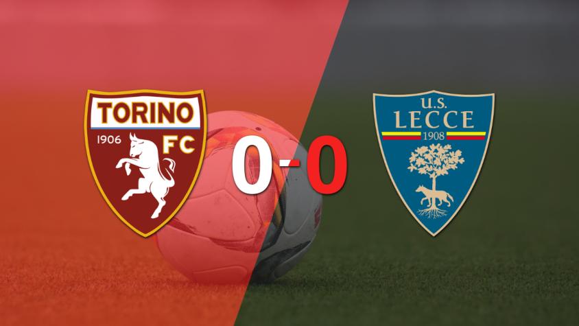 Cero a cero terminó el partido entre Torino y Lecce