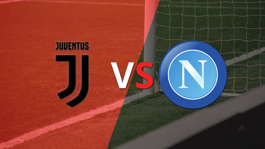 Se juega el segundo tiempo del empate en 0 entre Juventus y Napoli