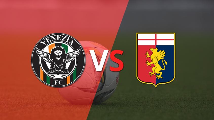 Venezia y Genoa  empatan 0-0 y se van al entretiempo