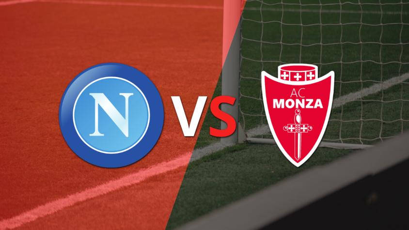 ¡Arranca la etapa complementaria! Napoli lleva la ventaja con un marcador 2-0 sobre Monza