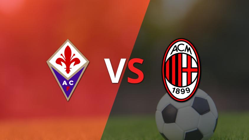 Arrancan las acciones del duelo entre Fiorentina y Milan