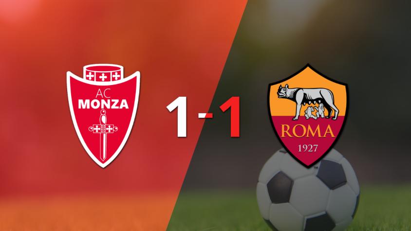 Empate a uno entre Monza y Roma