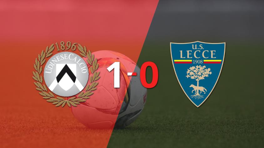Udinese venció a Lecce 1 a 0 en el estadio Stadio Friuli