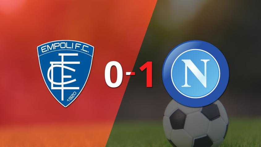 Empoli cayó frente a Napoli 1-0 con un gol de penal de Khvicha Kvaratskhelia