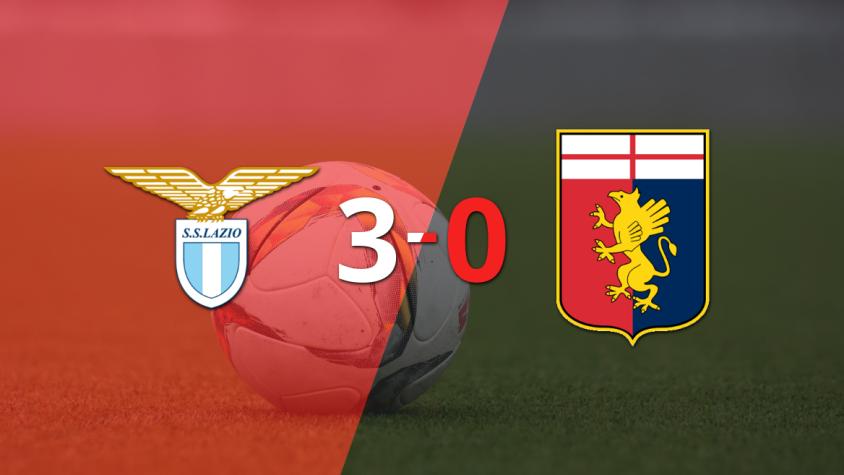 Genoa fue superado fácilmente y cayó 3-0 contra Lazio