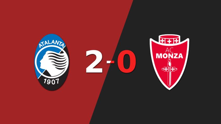 Atalanta le ganó como anfitrión a Monza por 2-0