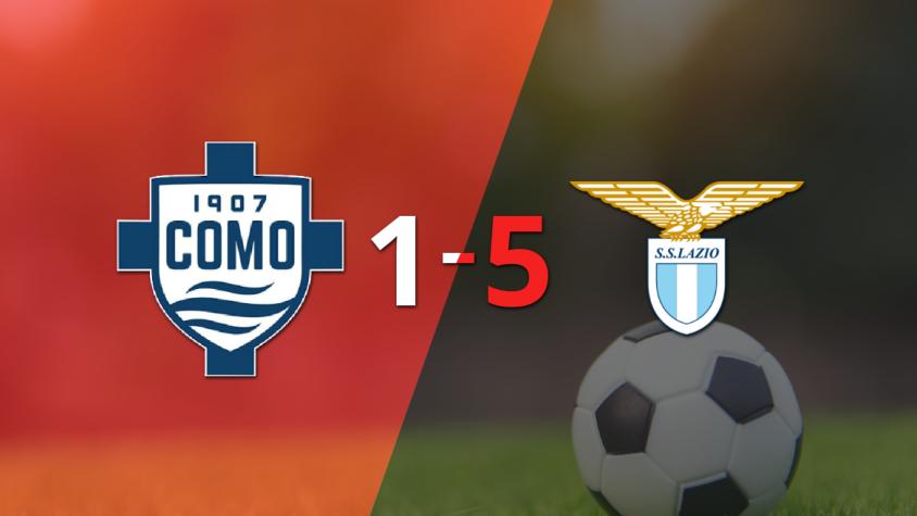 Valentín Castellanos impulsó la victoria de Lazio frente a Como 1907 con dos goles 