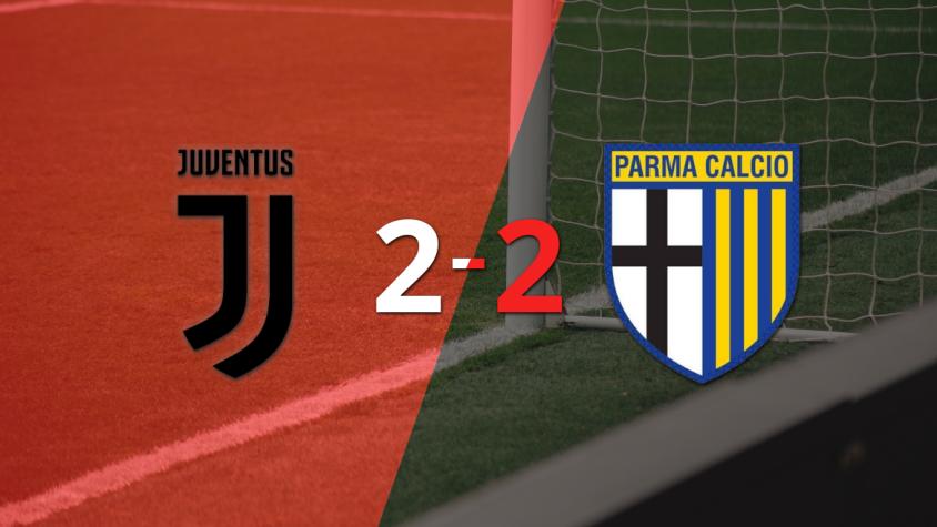 Vibrante 2-2 entre Juventus y Parma