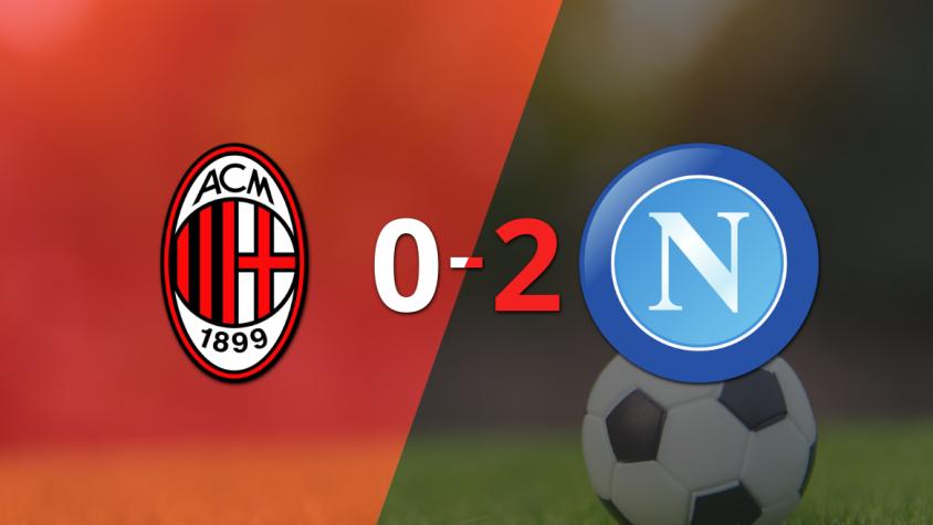 Con dos tantos, Napoli derrotó a Milan en su casa