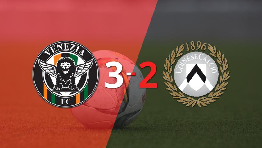 Doblete de Joel Pohjanpalo en el triunfo agónico 3-2 de Venezia frente a Udinese