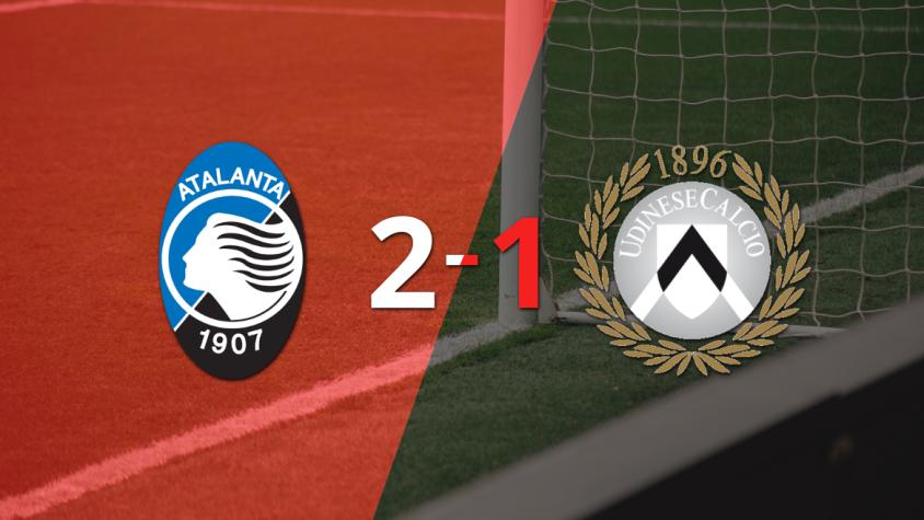 Atalanta logró una victoria como anfitrión por 2 a 1 frente a Udinese