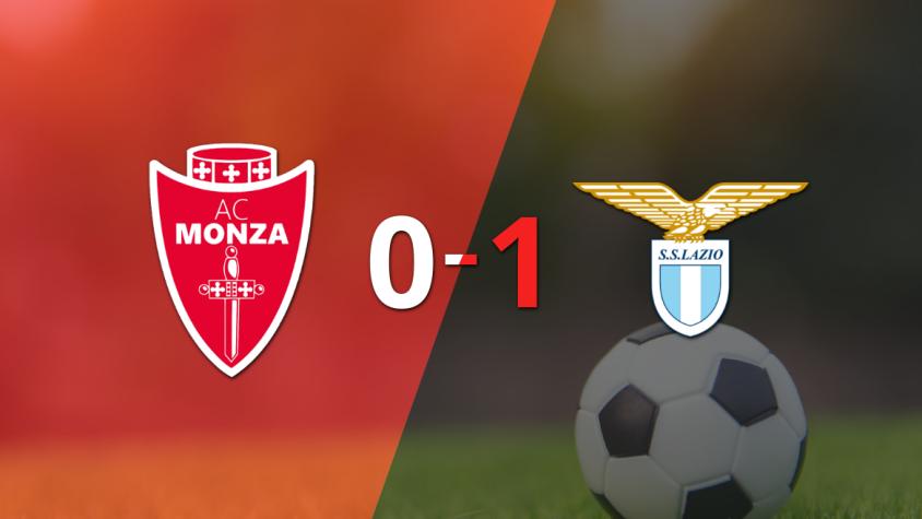 Lazio logró la victoria por 1 a 0 ante Monza