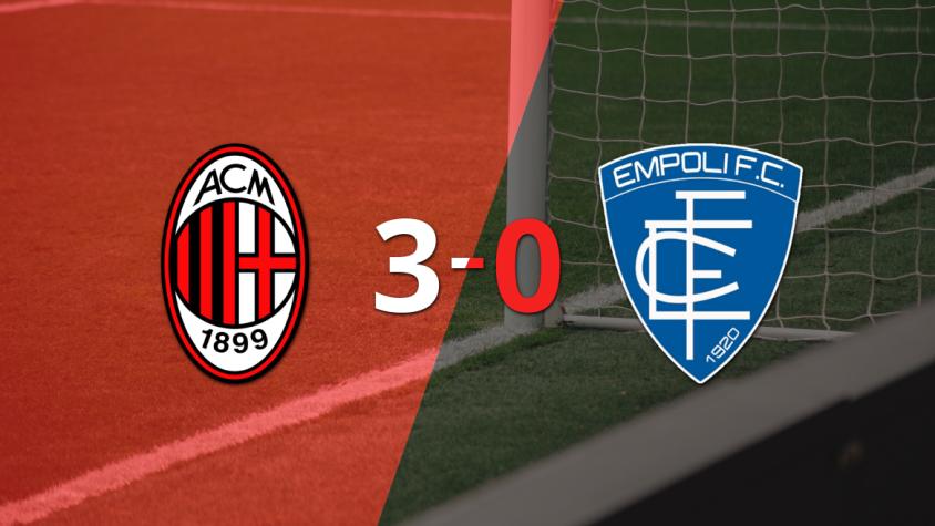 Empoli cayó ante Milan con dos goles de Tijjani Reijnders