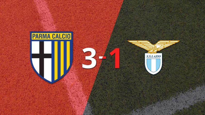 Gran victoria de Parma sobre Lazio por 3-1