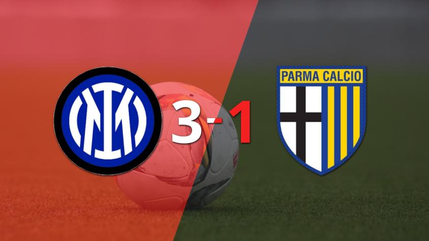 Sin muchas complicaciones, Inter venció 3-1 a Parma