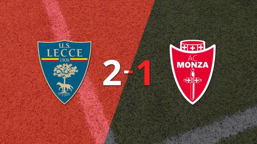 Monza sufre una derrota 2-1 contra Lecce