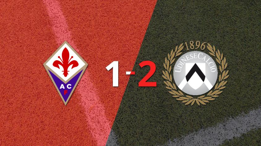 Udinese le dio vuelta el partido a Fiorentina con un 2-1
