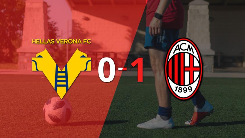 Solitario gol le da triunfo 1-0 a Milan sobre Hellas Verona