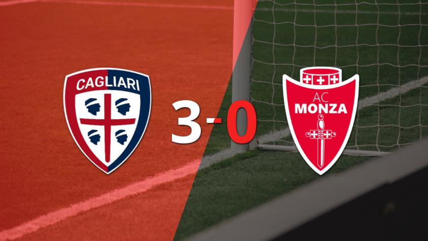 Cagliari sentenció con goleada 3-0 a Monza