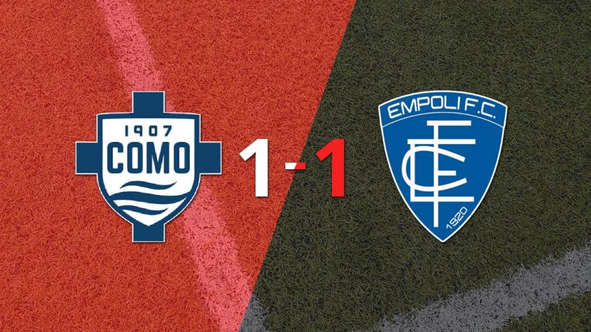 Como 1907 y Empoli empataron 1 a 1