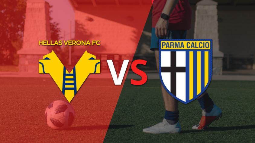 Hellas Verona y Parma comienzan el segundo tiempo sin goles