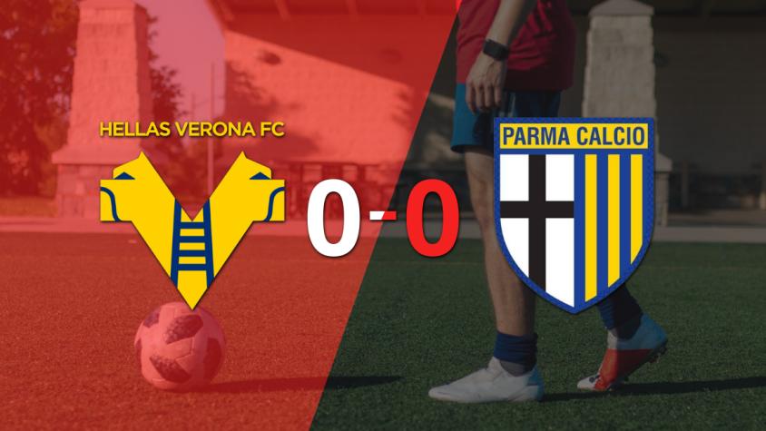 Sin muchas emociones, Hellas Verona y Parma empataron 0-0