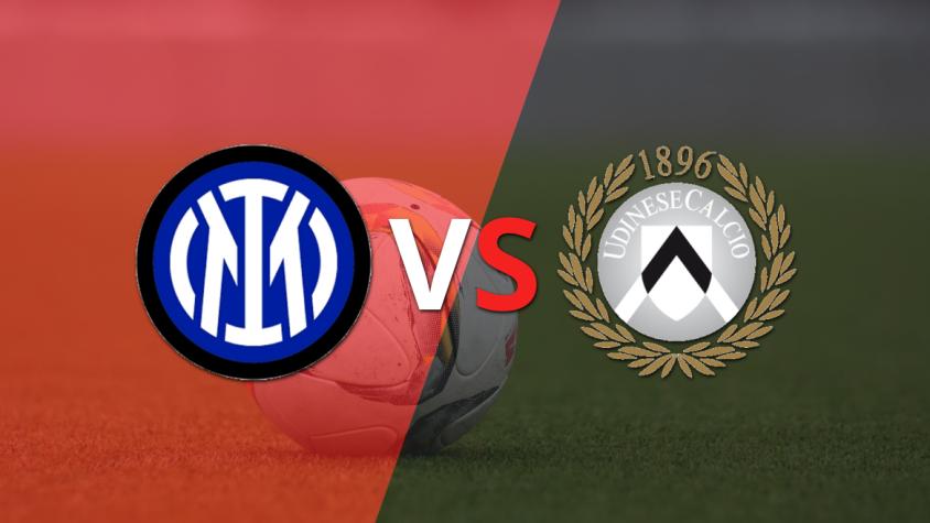 Inter busca mantener la ventaja ante Udinese en la etapa complementaria