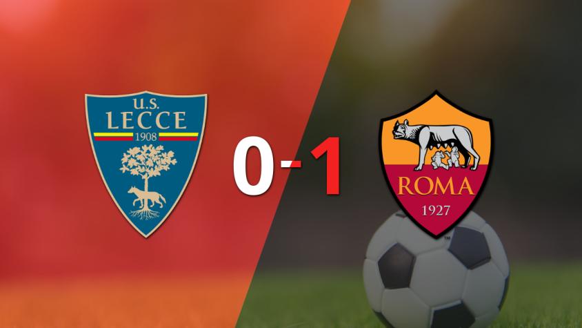 Roma logró la victoria por 1 a 0 ante Lecce