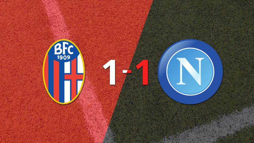 Bologna y Napoli empataron 1 a 1