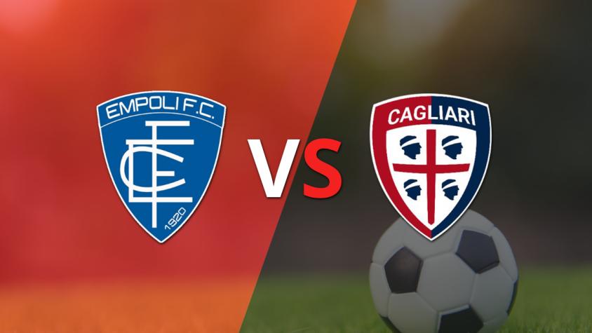Con un empate en 0, empieza el segundo tiempo entre Empoli y Cagliari