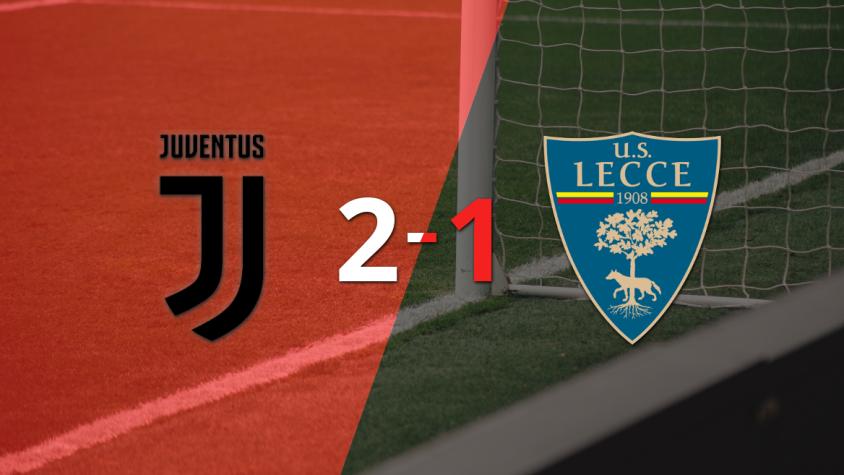 Victoria de Juventus sobre Lecce por 2-1 con un gol agónico