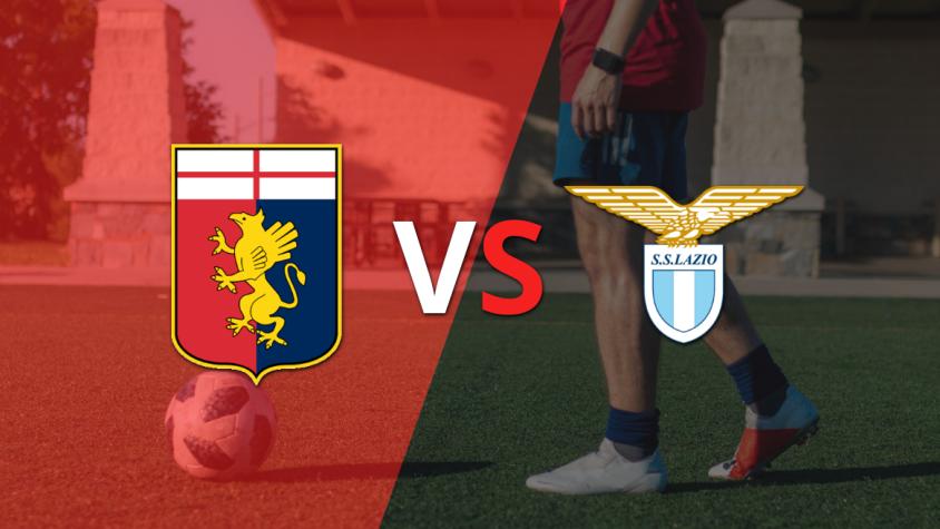 Lazio se lleva la victoria parcial 2-0 sobre Genoa